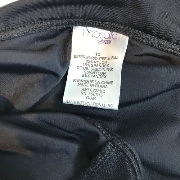 𝅺black & White Swim Skirt Bottom - Picture 3 of 6